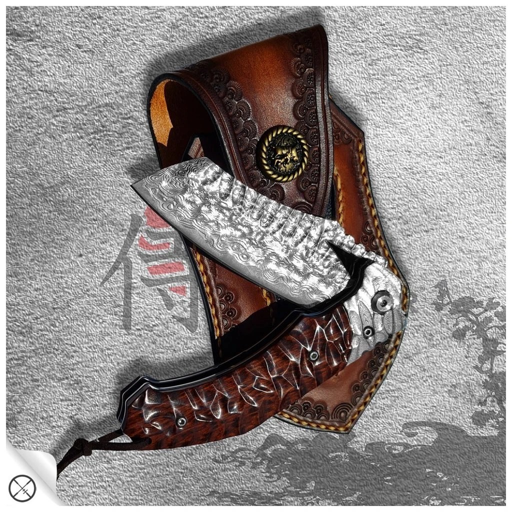 foto Dellinger Tanto Dachser, dama�kov� EDC model, ocel VG-10, had� d�evo